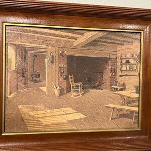 Rustic Interior Framed Art